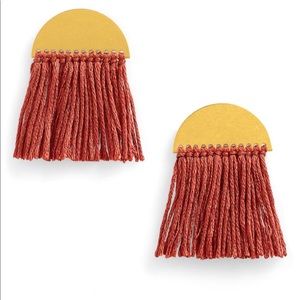 Madewell Halfmoon Fringe Earrings